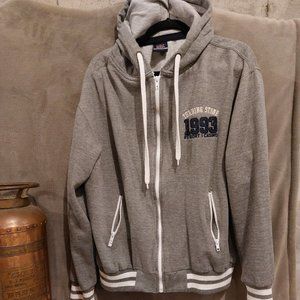 MV Sport Men's Full Zip Branded Hoodie  XL